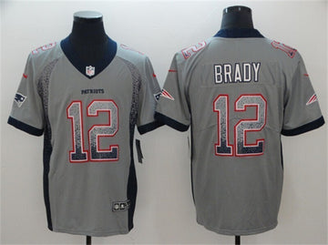 Tom Brady New England Patriots gray Color Rush jersey