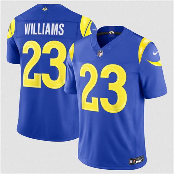 Kyren Williams Los Angeles Rams royal Vapor jersey