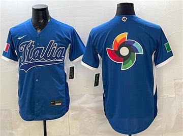 Italy Baseball blue Classic jersey