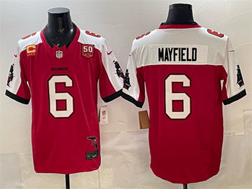Baker Mayfield Tampa Bay Buccaneers red Vapor jersey