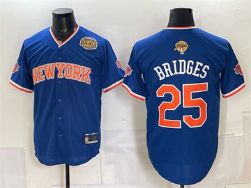 Mikal Bridges New York Knicks blue jersey