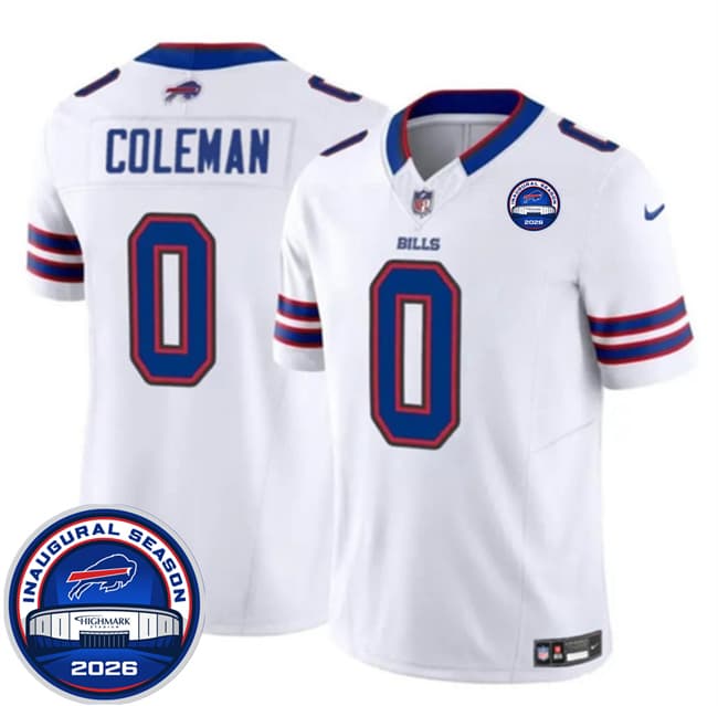 Keon Coleman Buffalo Bills white jersey