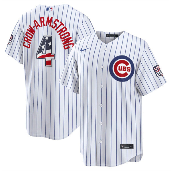 Pete Crow-Armstrong Chicago Cubs white Home jersey
