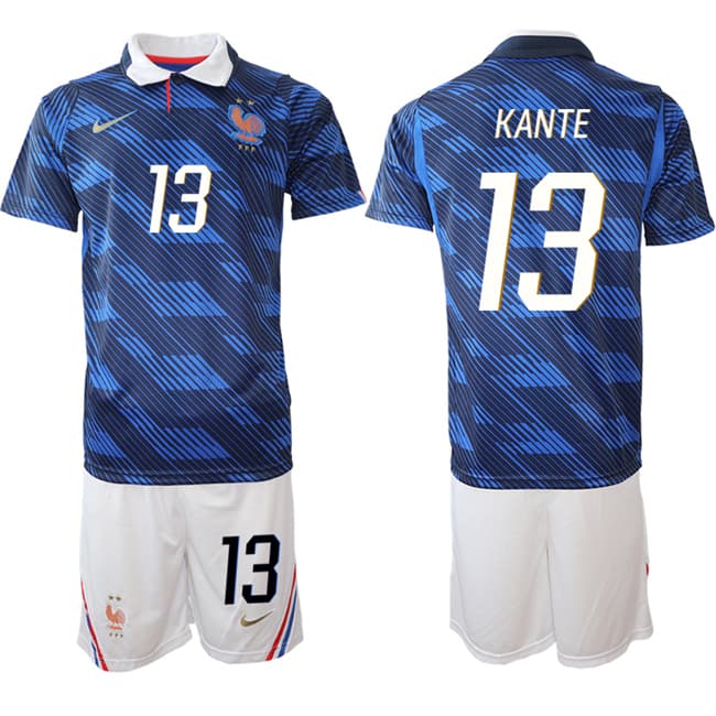 N'Golo Kanté France National Team navy Home jersey