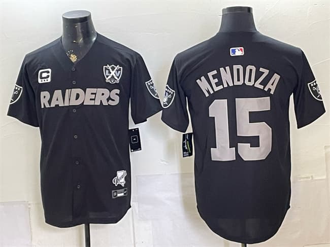 Fernando Mendoza Las Vegas Raiders black jersey