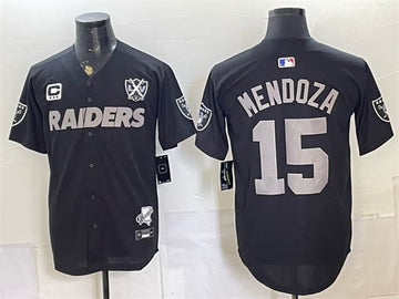 Fernando Mendoza Las Vegas Raiders black jersey
