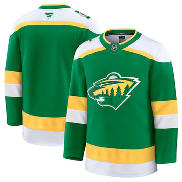 Custom Minnesota Wild green Alternate jersey