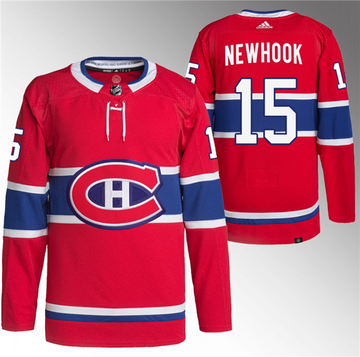 Alex Newhook Montreal Canadiens red jersey