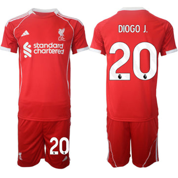 Diogo Liverpool red Home jersey