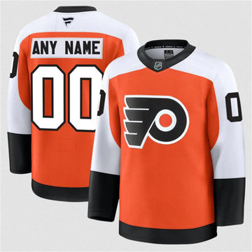 Custom Philadelphia Flyers orange Home jersey