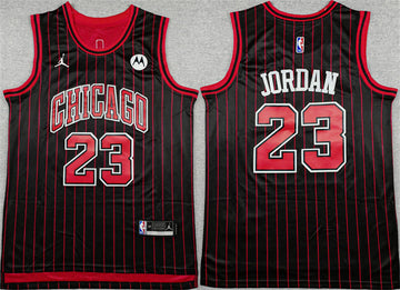 Michael Jordan Chicago Bulls black City Edition jersey