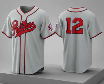 Kyle Schwarber Philadelphia Phillies gray jersey