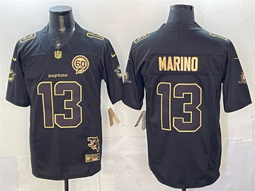 Dan Marino Miami Dolphins black Limited jersey