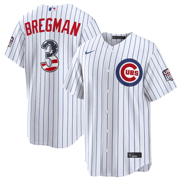 Alex Bregman Chicago Cubs white Home jersey