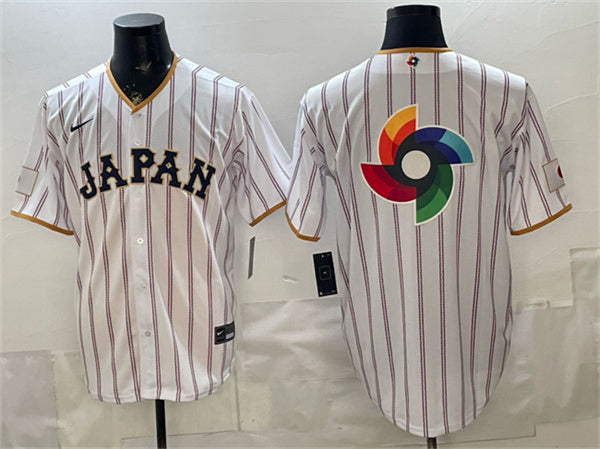 Japan Baseball white Classic jersey