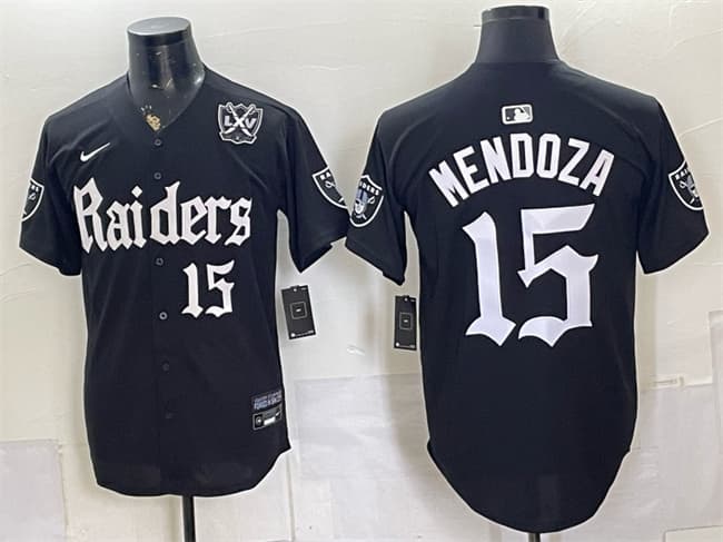 Fernando Mendoza Las Vegas Raiders black Vapor jersey