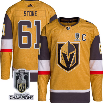 Mark Stone Vegas Golden Knights gold jersey