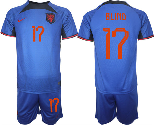 Blind Netherlands National Team royal Away jersey