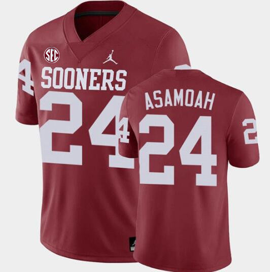 Brian Asamoah Oklahoma Sooners red jersey