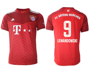 Robert Lewandowski Bayern Munich red Home jersey