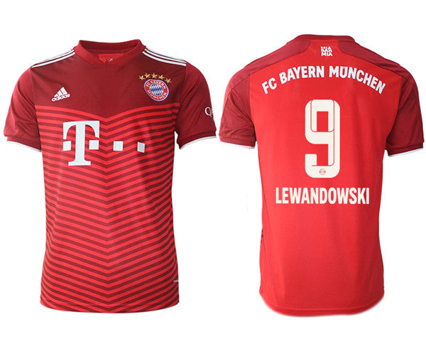 Robert Lewandowski Bayern Munich red Home jersey