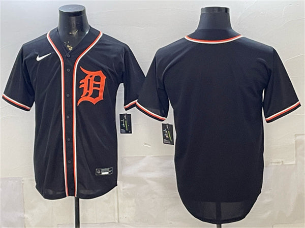 Custom Detroit Tigers black Fashion jersey