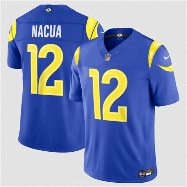 Puka Nacua Los Angeles Rams royal Vapor jersey