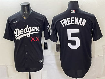 Freddie Freeman Los Angeles Dodgers black Vapor jersey