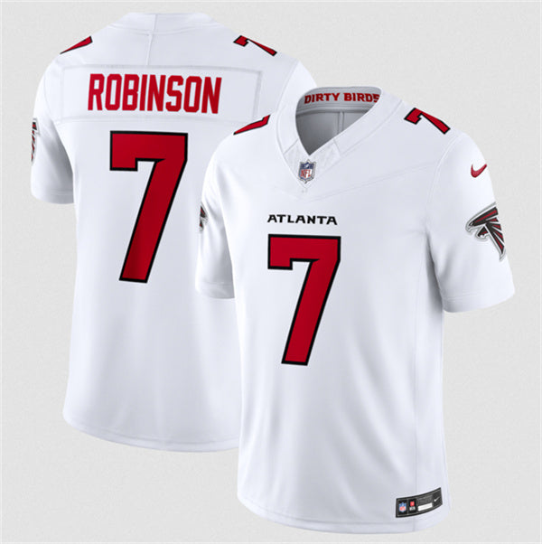 Bijan Robinson Atlanta Falcons white Vapor jersey