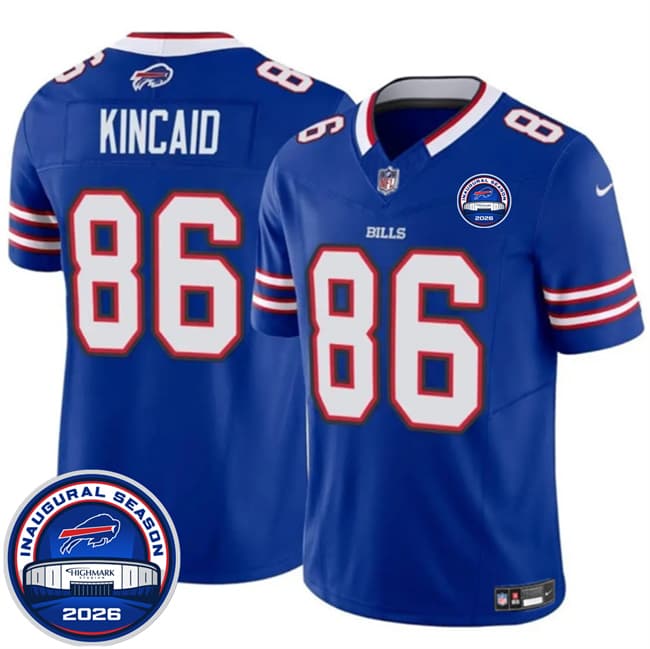 Dalton Kincaid Buffalo Bills blue jersey