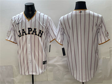 Custom Japan Baseball white Classic jersey