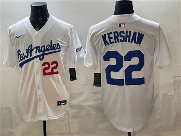 Clayton Kershaw Los Angeles Dodgers white Alternate jersey