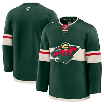 Custom Minnesota Wild green Home jersey