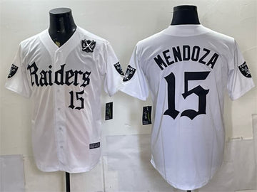 Fernando Mendoza Las Vegas Raiders white Vapor jersey