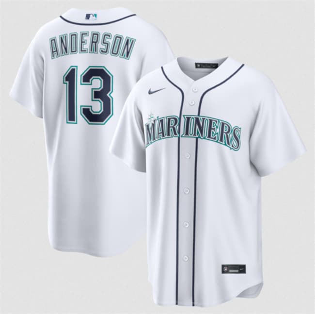 Kade Anderson Seattle Mariners white Limited jersey