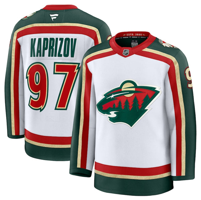 Kirill Kaprizov Minnesota Wild white jersey