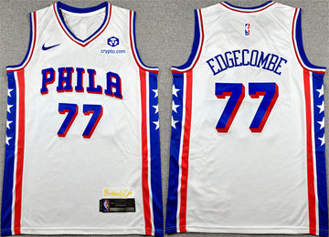 V. J. Edgecombe Philadelphia 76ers white jersey