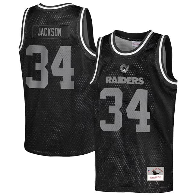 Bo Jackson Las Vegas Raiders black Fashion jersey