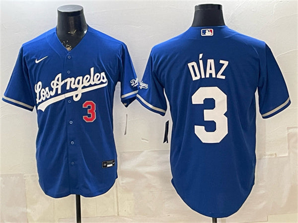 Edwin Díaz Los Angeles Dodgers royal Alternate jersey