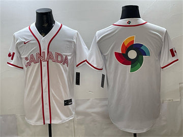 Canada Baseball white Classic jersey