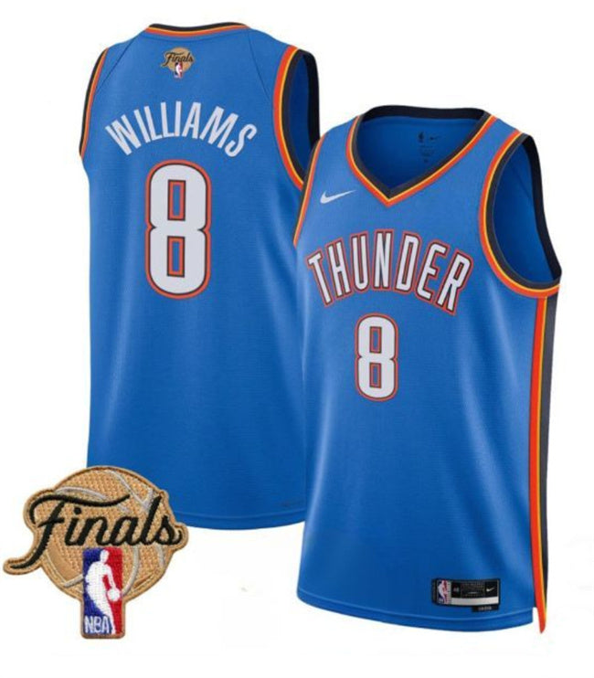 Jalen Williams Oklahoma City Thunder blue jersey