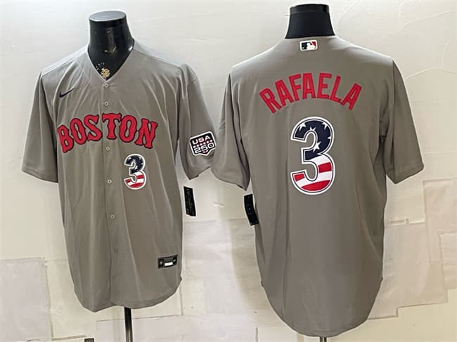 Ceddanne Rafaela Boston Red Sox gray Home jersey