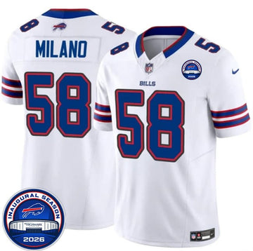 Matt Milano Buffalo Bills white jersey