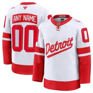 Custom Detroit Red Wings jersey