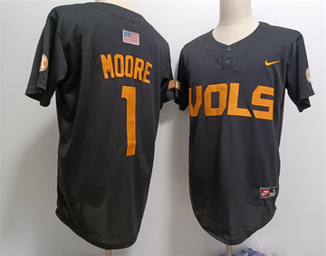 Christian Moore Tennessee Volunteers black jersey