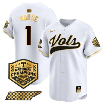 Christian Moore Tennessee Volunteers white Vapor jersey