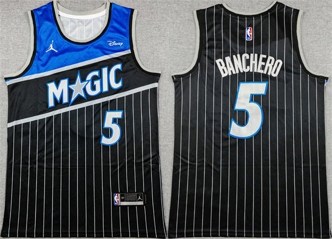 Paolo Banchero Orlando Magic black jersey