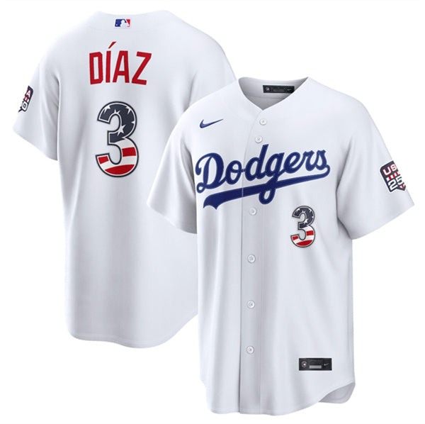 Edwin Díaz Los Angeles Dodgers white Home jersey