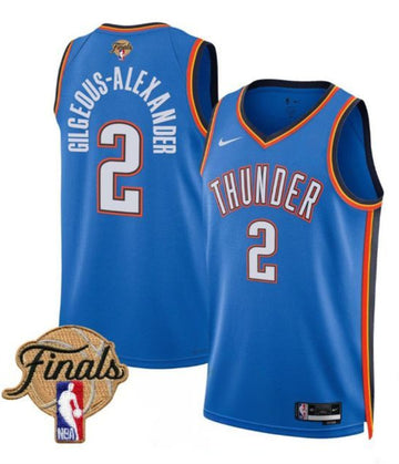 Shai Gilgeous-Alexander Oklahoma City Thunder blue jersey