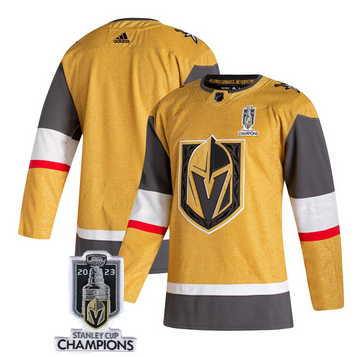 Custom Vegas Golden Knights gold jersey